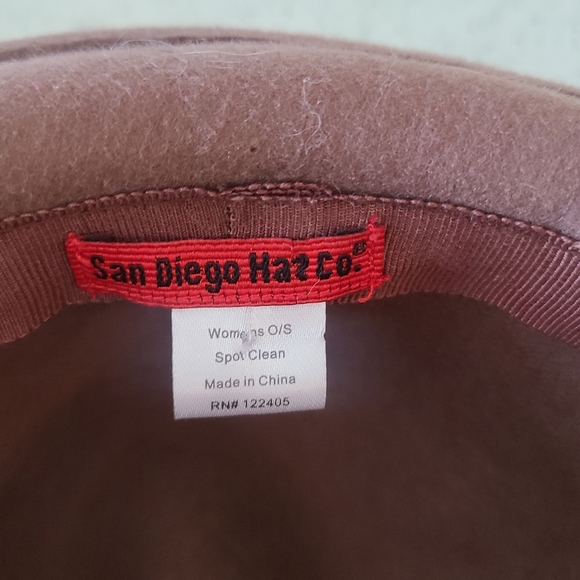 San Diego hat company-100% wool-Feather hat - Picture 6 of 9